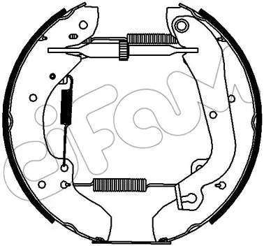 Brake Shoe Set (151-376)