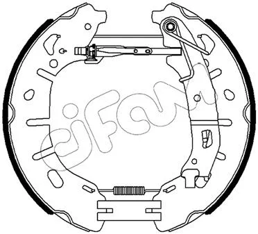 Brake Shoe Set (151-482)