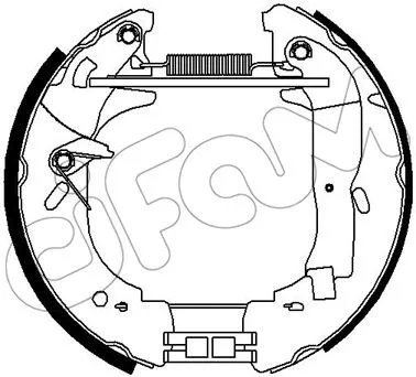 Brake Shoe Set (151-304)