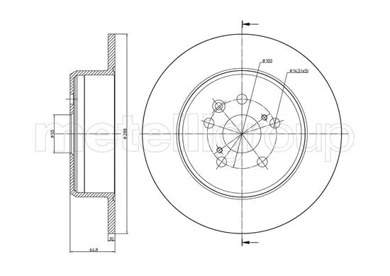 Brake Disc (800-971C)