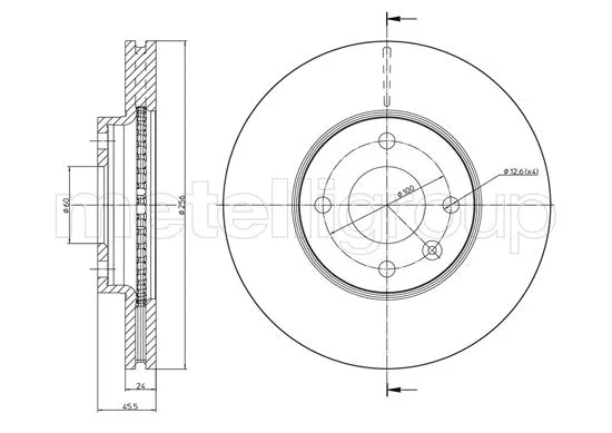 Brake Disc (800-1465C)