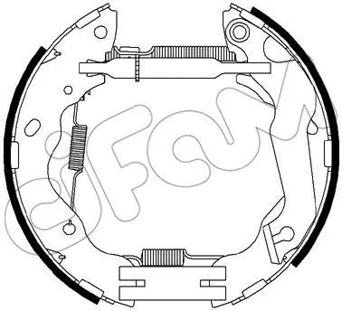 Brake Shoe Set (151-457)