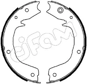 Brake Shoe Set, parking brake (153-267)