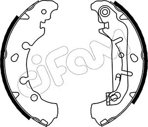 Brake Shoe Set (153-136)