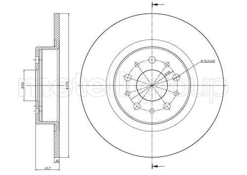 Brake Disc (800-698C)