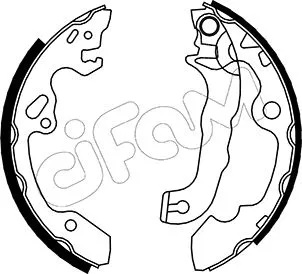Brake Shoe Set (153-133)
