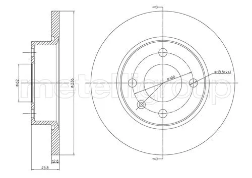 Brake Disc (800-551)