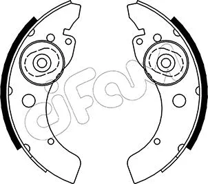 Brake Shoe Set (153-053)