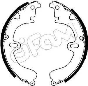 Brake Shoe Set (153-417)