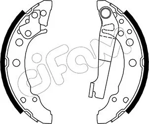 Brake Shoe Set (153-465)