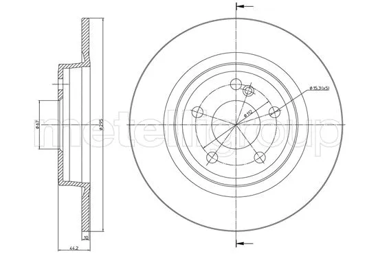 Brake Disc (800-1463C)