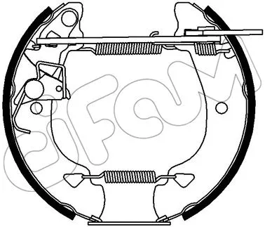 Brake Shoe Set (151-251)