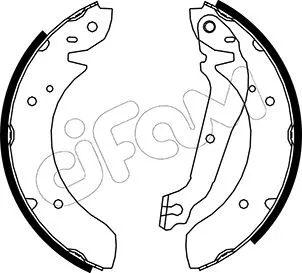 Brake Shoe Set (153-584)
