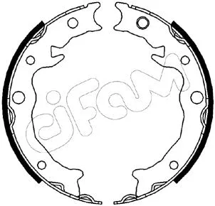 Brake Shoe Set, parking brake (153-538)