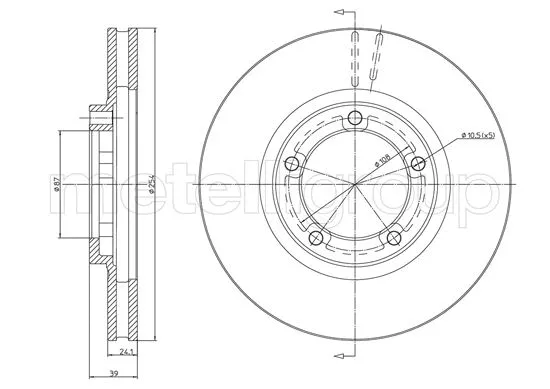 Brake Disc (800-1748)