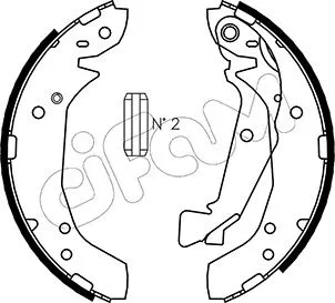 Brake Shoe Set (153-175)