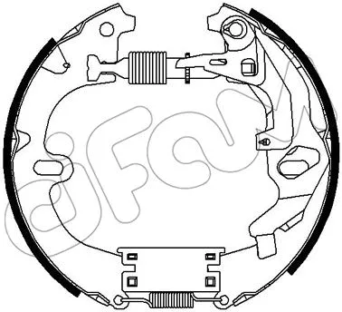 Brake Shoe Set (151-290)