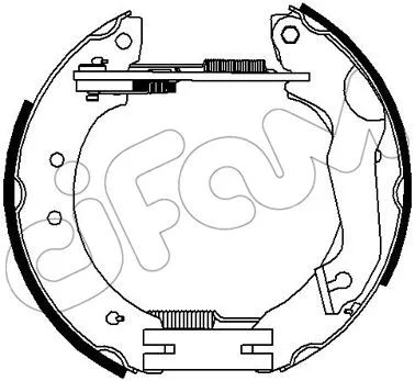 Brake Shoe Set (151-326)