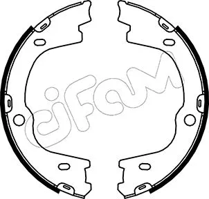 Brake Shoe Set, parking brake (153-188)