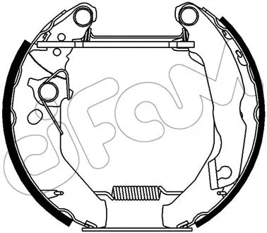 Brake Shoe Set (151-409)