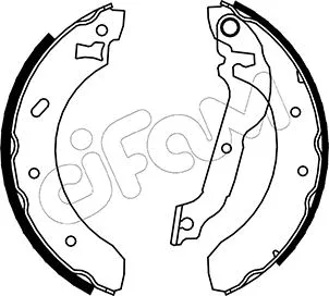 Brake Shoe Set (153-121)