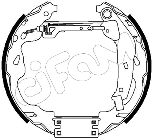 Brake Shoe Set (151-183)