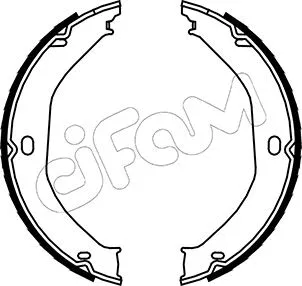 Brake Shoe Set, parking brake (153-360)