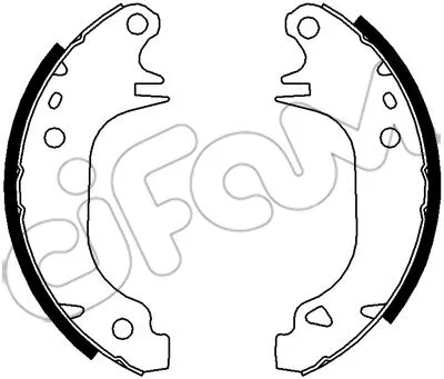 Brake Shoe Set (153-343)