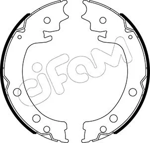 Brake Shoe Set, parking brake (153-519)