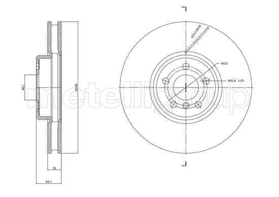 Brake Disc (800-1867C)