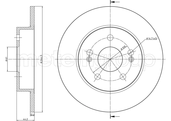 Brake Disc (800-1139C)