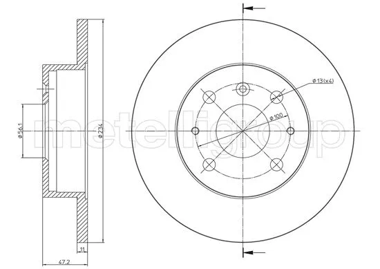 Brake Disc (800-1705)
