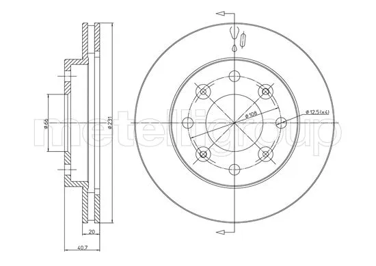 Brake Disc (800-1194)