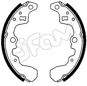 Brake Shoe Set (153-391)