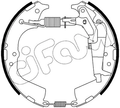 Brake Shoe Set (151-512)