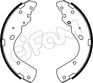 Brake Shoe Set (153-143)