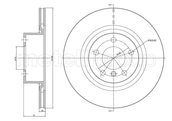 Brake Disc (800-1261C)