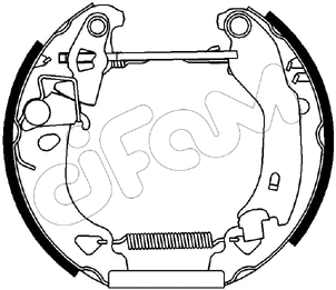 Brake Shoe Set (151-058)