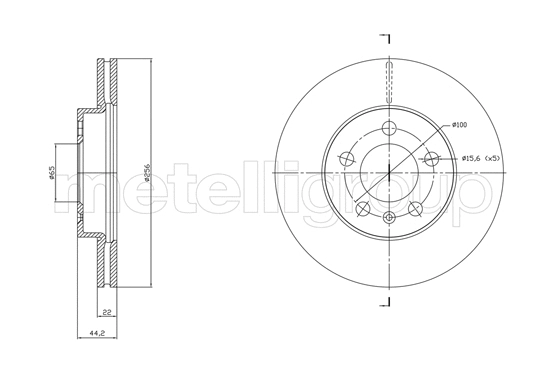 Brake Disc (800-1843C)