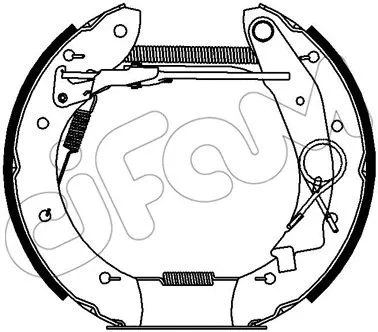 Brake Shoe Set (151-430)