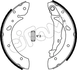 Brake Shoe Set (153-430)