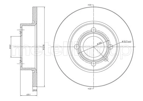 Brake Disc (800-471)