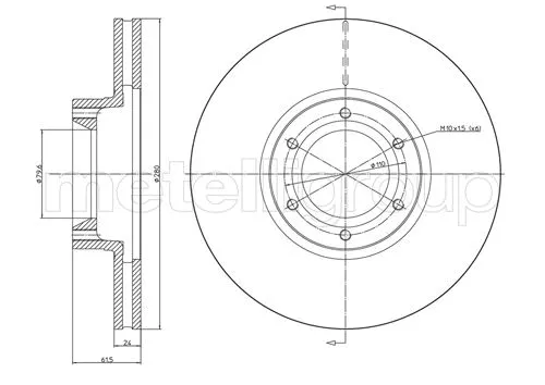 Brake Disc (800-499C)