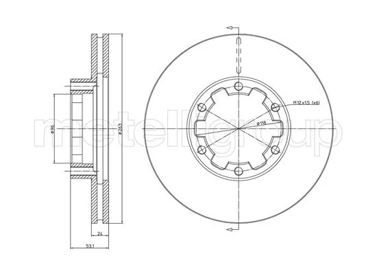 Brake Disc (800-1614)