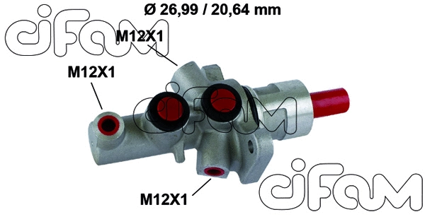 Brake Master Cylinder (202-858)