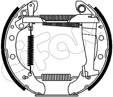 Brake Shoe Set (151-390)