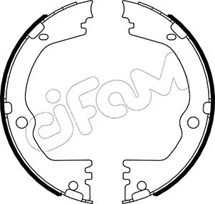Brake Shoe Set, parking brake (153-532)