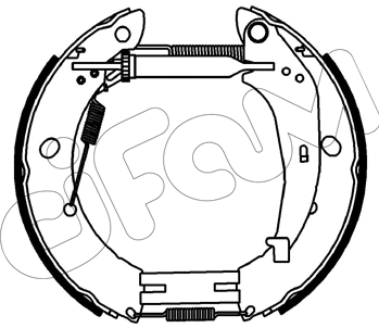 Brake Shoe Set (151-539)