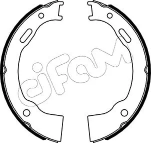 Brake Shoe Set, parking brake (153-514)