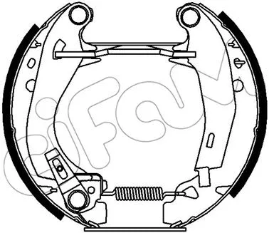 Brake Shoe Set (151-404)